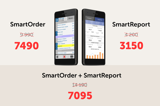SMARTREPORT Restaurant. SMARTORDER for iiko. SMARTREPORT for iiko. Мобильное приложение для официантов по приему заказа.